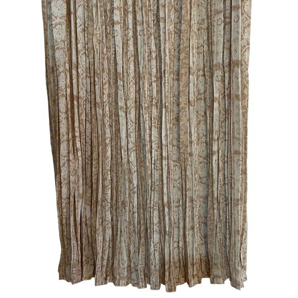 Vintage pleated floral print maxi skirt by Preng Ddang Sz 6 excellent condition - Picture 9 of 12